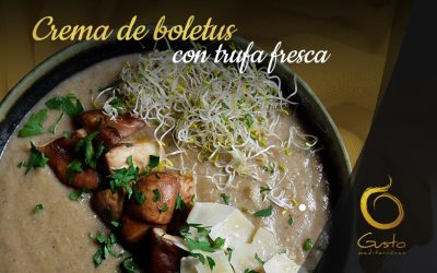 Crema de Boletus con Trufa Fresca